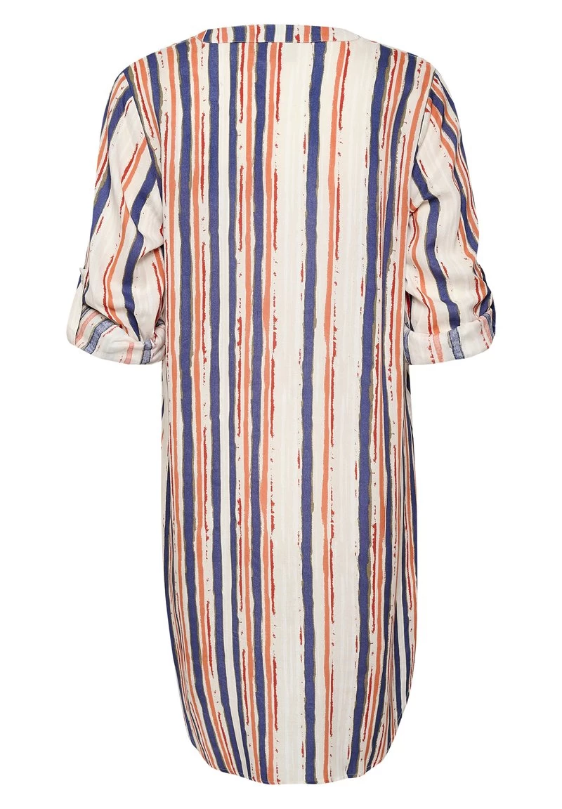 Kaffe KAIDA - Blusenkleid - Orange Blue Stripe 8 Kaffe KAIDA - Blusenkleid - Orange Blue Stripe – Bild 6