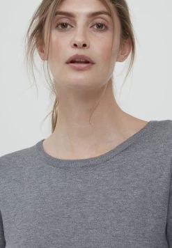 OXMO OXEDDA - Strickpullover - Grey Mel 11 OXMO OXEDDA - Strickpullover - Grey Mel -Frauen Geschäft 5aab243eb8124f9cbe91dead6833a7f7