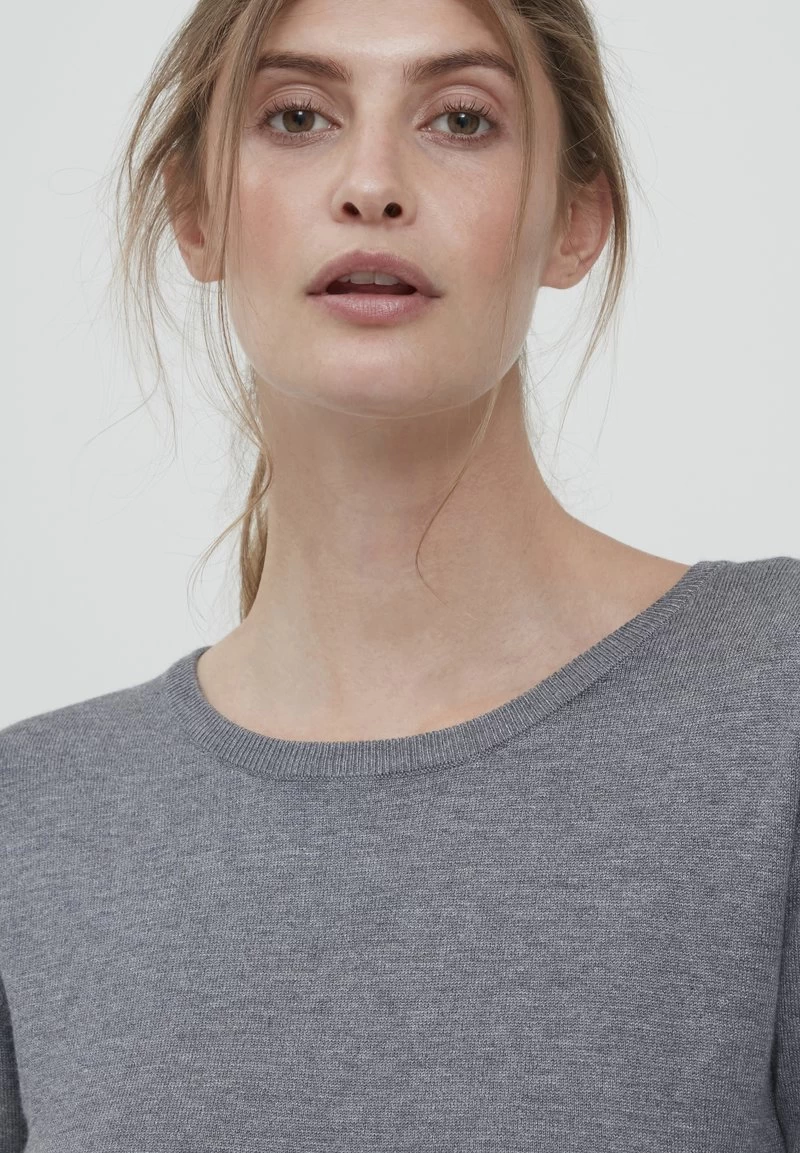 OXMO OXEDDA - Strickpullover - Grey Mel 6 OXMO OXEDDA - Strickpullover - Grey Mel – Bild 4