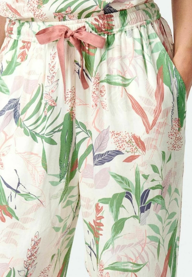 KATRINA - Nachtwäsche Hose - White Pink Green 6 KATRINA - Nachtwäsche Hose - White Pink Green – Bild 4