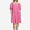 SQUARE NECK VOLANT - Freizeitkleid - Fuchsia 2 SQUARE NECK VOLANT - Freizeitkleid - Fuchsia -Frauen Geschäft 5bf46ef902894edb8a5023f23aedf55a