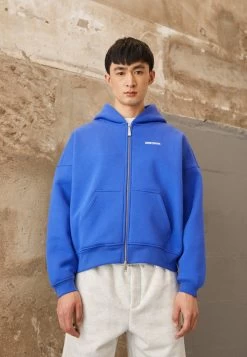 DIAGO HOODED ZIP JACKET UNISEX - Sweatjacke - Dazzling Blue