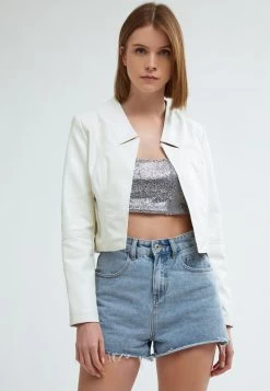 Kunstlederjacke - White -Frauen Geschäft 5c79cf01a26140abae85d385b40f7362 1