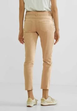 STREET ONE MIT ZIPPER - Stoffhose - Beige -Frauen Geschäft 5eb53034529541fab85359fdabc2b105