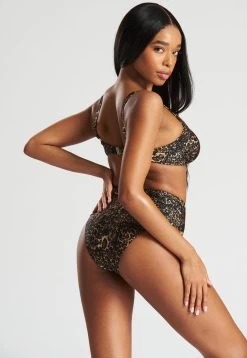 South Beach SETS DARK LEOPARD - Bikini - Leopard -Frauen Geschäft 5f516b27334a4fcf98ba2d22ebe68de5