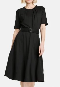 Gerry Weber MIT BINDEGÜRTEL - Freizeitkleid - Schwarz -Frauen Geschäft 5fd582be61884c67a1f1ee18bdee9e8e