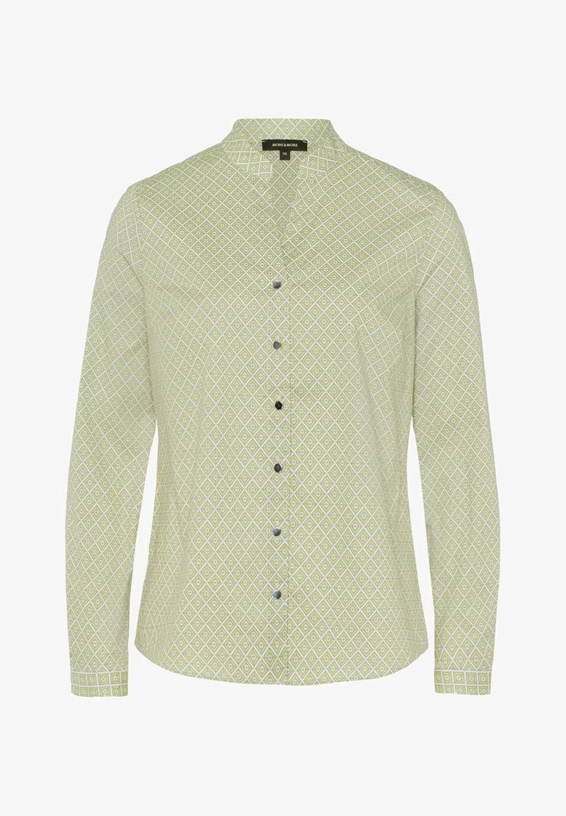 MORE&MORE STRETCH - Hemdbluse - Green 3 MORE&MORE STRETCH - Hemdbluse - Green