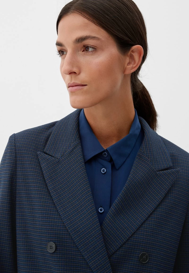 S.Oliver KARIERTER - Kurzmantel - Schwarz 5 S.Oliver KARIERTER - Kurzmantel - Schwarz – Bild 3