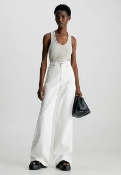 Calvin Klein HIGH RISE - Flared Jeans - Denim Light