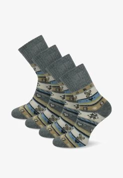 SILKY SOCKS 4 PACK - Socken - Grau