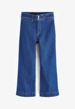 Next CROPPED WIDE LEG STANDARD - Flared Jeans - White -Frauen Geschäft 66d8a4ffa0d84cfd8d2c696fe9c08063