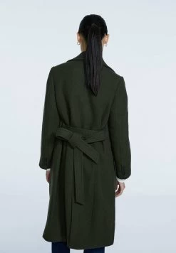 Stradivarius BASIC MIT GÜRTEL - Klassischer Mantel - Khaki 10 Stradivarius BASIC MIT GÜRTEL - Klassischer Mantel - Khaki -Frauen Geschäft 676d541291484bc7ae7f7bf4f5be74fa