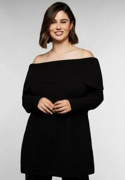 SHEEGO PULLOVER - Strickpullover - Schwarz -Frauen Geschäft 677d921eede44e96ae34fa65db938c48 1