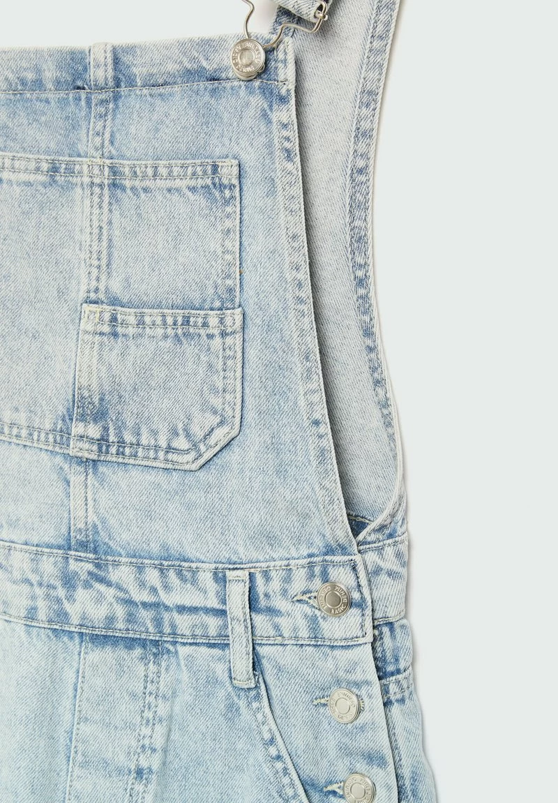 Stradivarius Latzhose - Light Blue 8 Stradivarius Latzhose - Light Blue – Bild 6