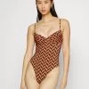 Billabong CROSS STEP ONE PIECE - Badeanzug - Brick
