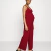 STRAPPY DRAPPY CINTERED - Jumpsuit - Dark Red -Frauen Geschäft 6bcd44d2bb234200894a709280f2e86b