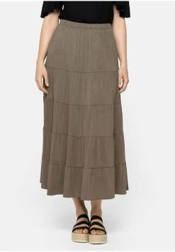 Sheego Maxirock - Dunkeltaupe