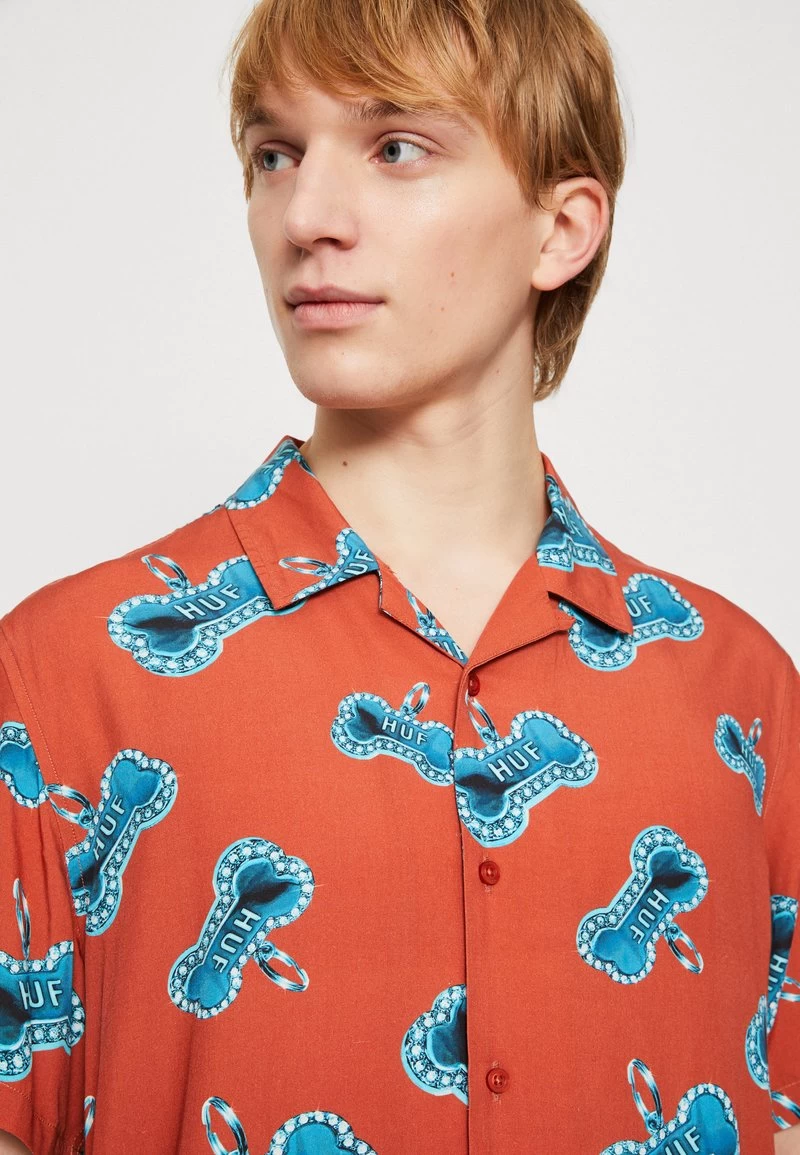 HUF BONES RESORT SHIRT UNISEX - Hemdbluse - Rose 8 HUF BONES RESORT SHIRT UNISEX - Hemdbluse - Rose – Bild 6