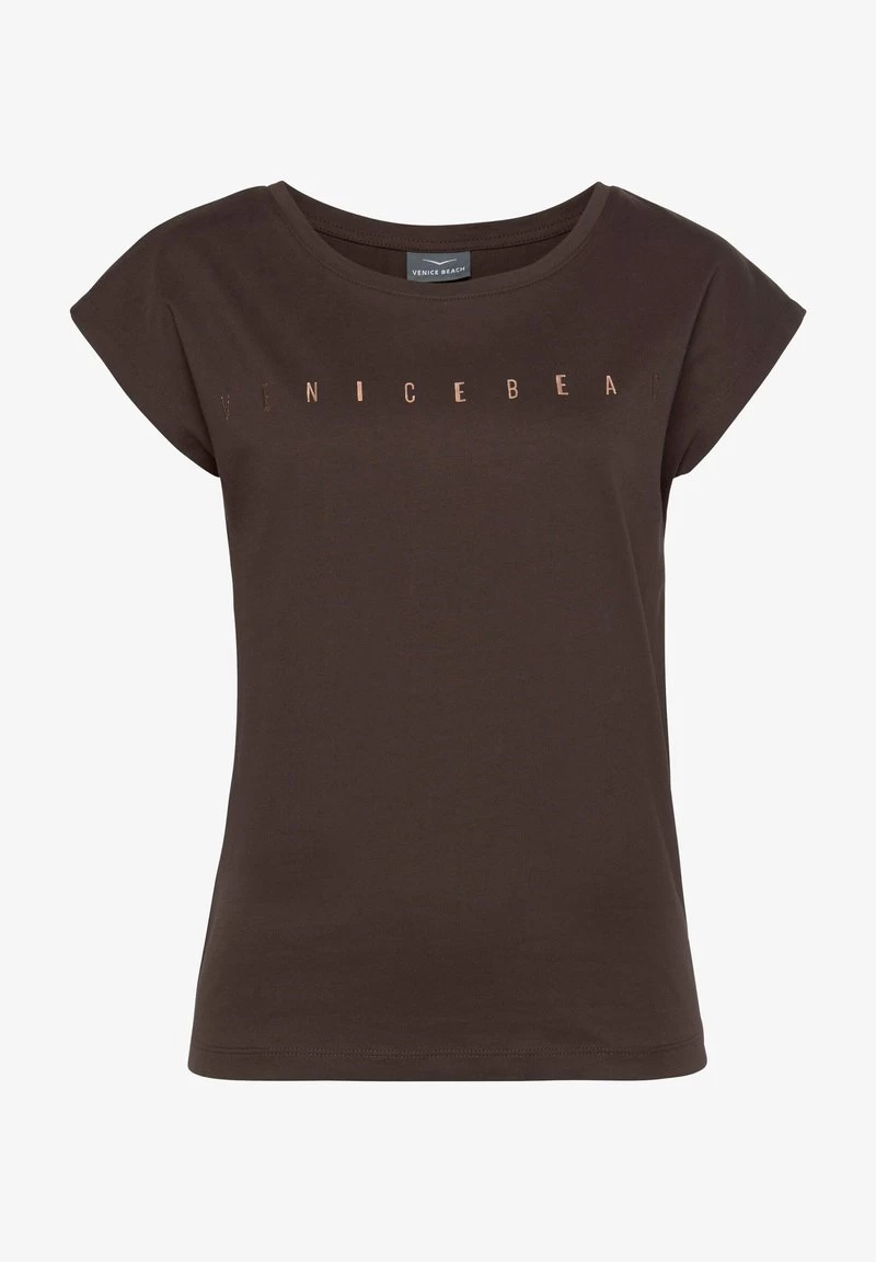 VENICE BEACH T-Shirt Print - Dunkelbraun 3 VENICE BEACH T-Shirt Print - Dunkelbraun