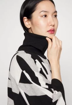 MICHAEL Michael Kors ILLUSION CHECK - Cape - Black -Frauen Geschäft 6f5fbe7241c8400abe93decc377e8e75