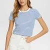 ESPRIT STRIPED - T-Shirt Print - Blue -Frauen Geschäft 70e9a7f379de457bb7b6d5f664c1f2e9