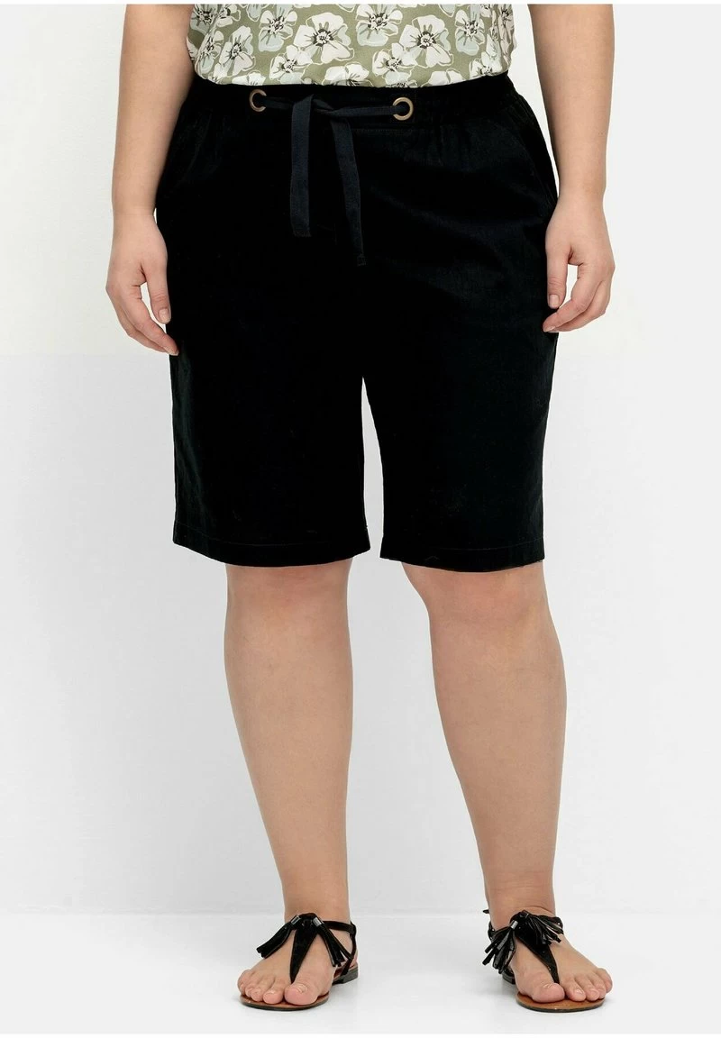 Sheego BERMUDAS - Shorts - Schwarz 8 Sheego BERMUDAS - Shorts - Schwarz – Bild 6