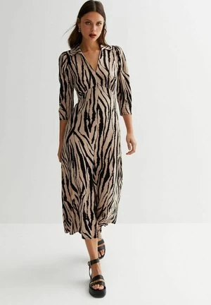 New Look ANIMAL PRINT COLLARED 3/4 SLEEVE SPLIT FRONT MIDI - Etuikleid - Green Pattern 7 New Look ANIMAL PRINT COLLARED 3/4 SLEEVE SPLIT FRONT MIDI - Etuikleid - Green Pattern – Bild 6