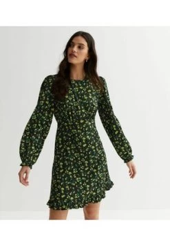 New Look FLORAL CREW NECK LONG SLEEVE MINI TEA - Freizeitkleid - Green Pattern 13 New Look FLORAL CREW NECK LONG SLEEVE MINI TEA - Freizeitkleid - Green Pattern -Frauen Geschäft 77bead0de3f140a6a5c9f8b067f37572