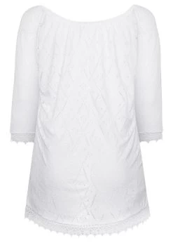 CURVE POINTELLE TRIM - Bluse - White 13 CURVE POINTELLE TRIM - Bluse - White -Frauen Geschäft 77c3b44d33b44265bd93593de2358ece