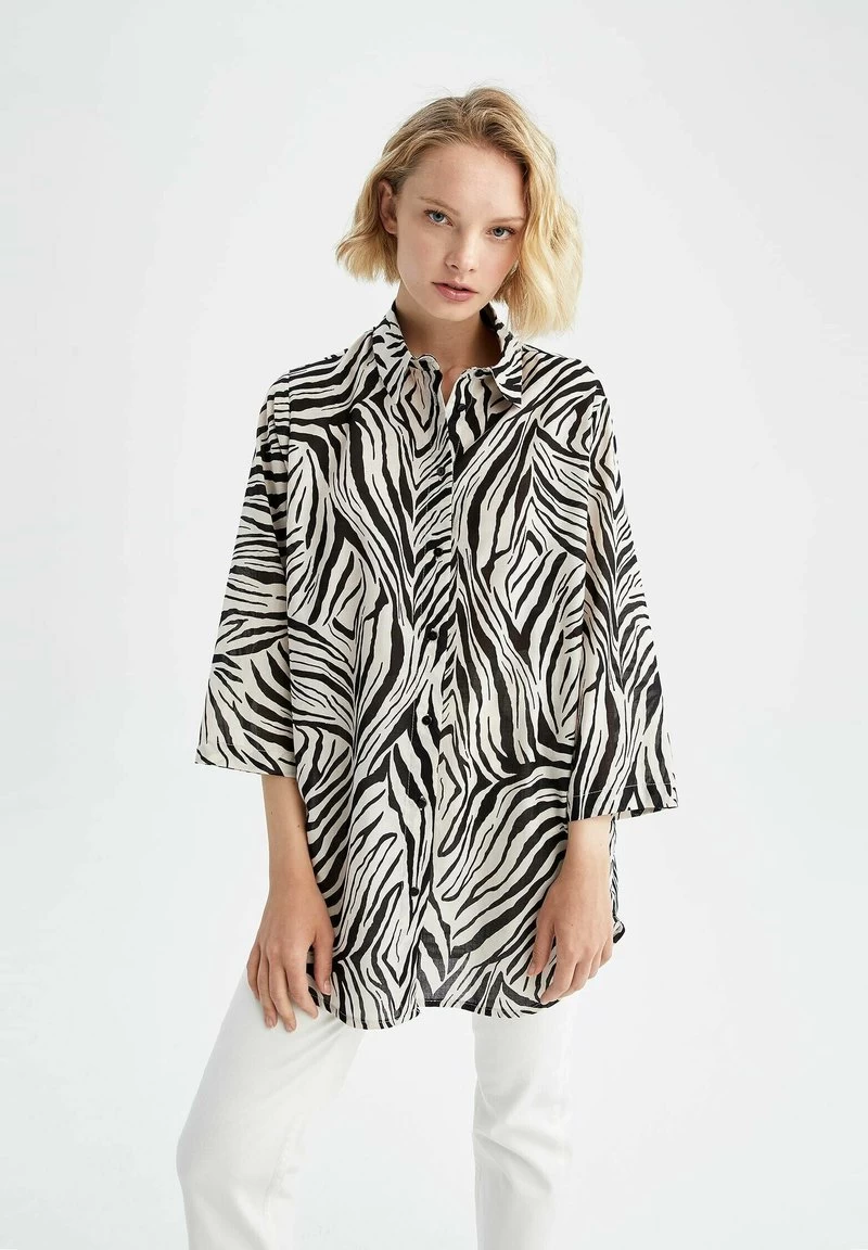 DeFacto Hemdbluse - Beige 6 DeFacto Hemdbluse - Beige – Bild 4