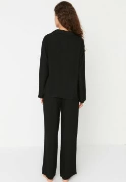 Trendyol Nachtwäsche Set - Black 10 Trendyol Nachtwäsche Set - Black -Frauen Geschäft 7845ad1c6206457fa26e88b4a64505a2