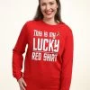 Henry Tiger STAR TREK LUCKY RED SHIRT - Sweatshirt - Red 1 Henry Tiger STAR TREK LUCKY RED SHIRT - Sweatshirt - Red -Frauen Geschäft 787583830dad42e585aec772a47601ef