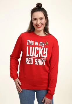 Henry Tiger STAR TREK LUCKY RED SHIRT - Sweatshirt - Red