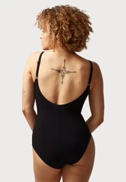 Chantelle INSPIRE COVERING UNDERWIRED SWIMSUIT - Badeanzug - Black -Frauen Geschäft 78ae1d1413b848f4a514f4b08794e5e1