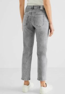 STREET ONE Jeans Straight Leg - Grau -Frauen Geschäft 79342f89b07649ab8915fb601438ac3a