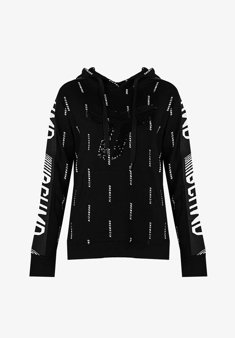 John Richmond SPORT - Kapuzenpullover - Schwarz 7 John Richmond SPORT - Kapuzenpullover - Schwarz – Bild 5