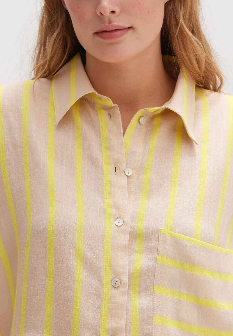 OPUS LANGARMBLUSE FASSILO - Hemdbluse - Feelgood Yellow 6 OPUS LANGARMBLUSE FASSILO - Hemdbluse - Feelgood Yellow – Bild 4