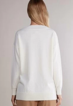 AUS ULTRASOFT MIT V AUSSCHNITT - Strickpullover - White -Frauen Geschäft 7c7aaedd49d8409ab6be4b5589a99ced