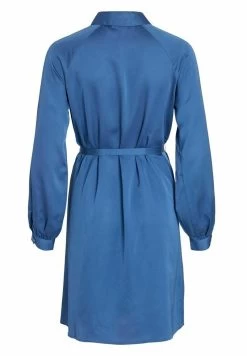 Vila LANGÄRMELIGES - Blusenkleid - Federal Blue -Frauen Geschäft 7caeecf3ee524e0181975fa5fcade358