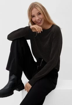 QS By S.Oliver MIT GLITZERGARN - Strickpullover - Schwarz 13 QS By S.Oliver MIT GLITZERGARN - Strickpullover - Schwarz -Frauen Geschäft 7d0ebfcdfa1e4640ae143e86f007dace