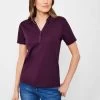 Cecil BASIC - Poloshirt - Lila 2 Cecil BASIC - Poloshirt - Lila -Frauen Geschäft 7e45ef80b38545d58b79f05c32c71665