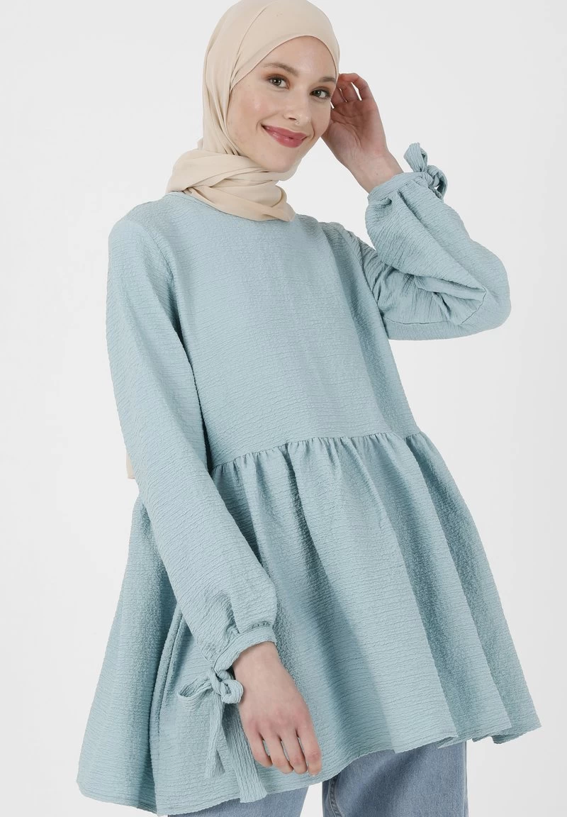 ALMOND REFKA - Tunika - Blue 7 ALMOND REFKA - Tunika - Blue – Bild 5