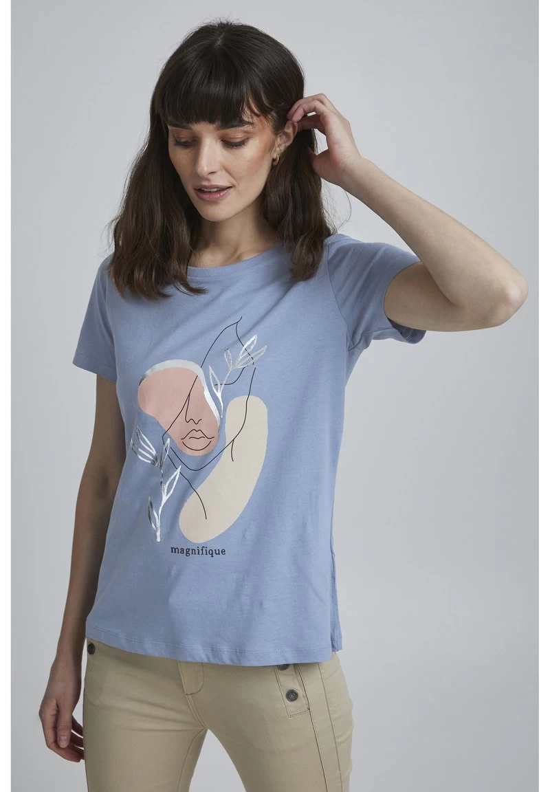 Fransa FRFEFRESH - T-Shirt Print - Infinity Mix 3 Fransa FRFEFRESH - T-Shirt Print - Infinity Mix