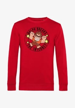 Henry Tiger WRECK-IT RALPH 2 WRECK ROUND LINEAR - Sweatshirt - Red -Frauen Geschäft 7e9356bc916f4c98aa7658e8a9d48bcf