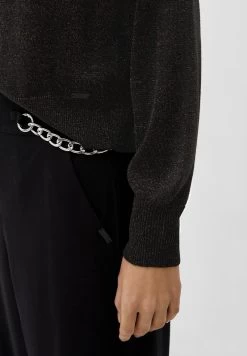 QS By S.Oliver MIT GLITZERGARN - Strickpullover - Schwarz 11 QS By S.Oliver MIT GLITZERGARN - Strickpullover - Schwarz -Frauen Geschäft 801b8e213da54cb99ad2c62a2514d63f