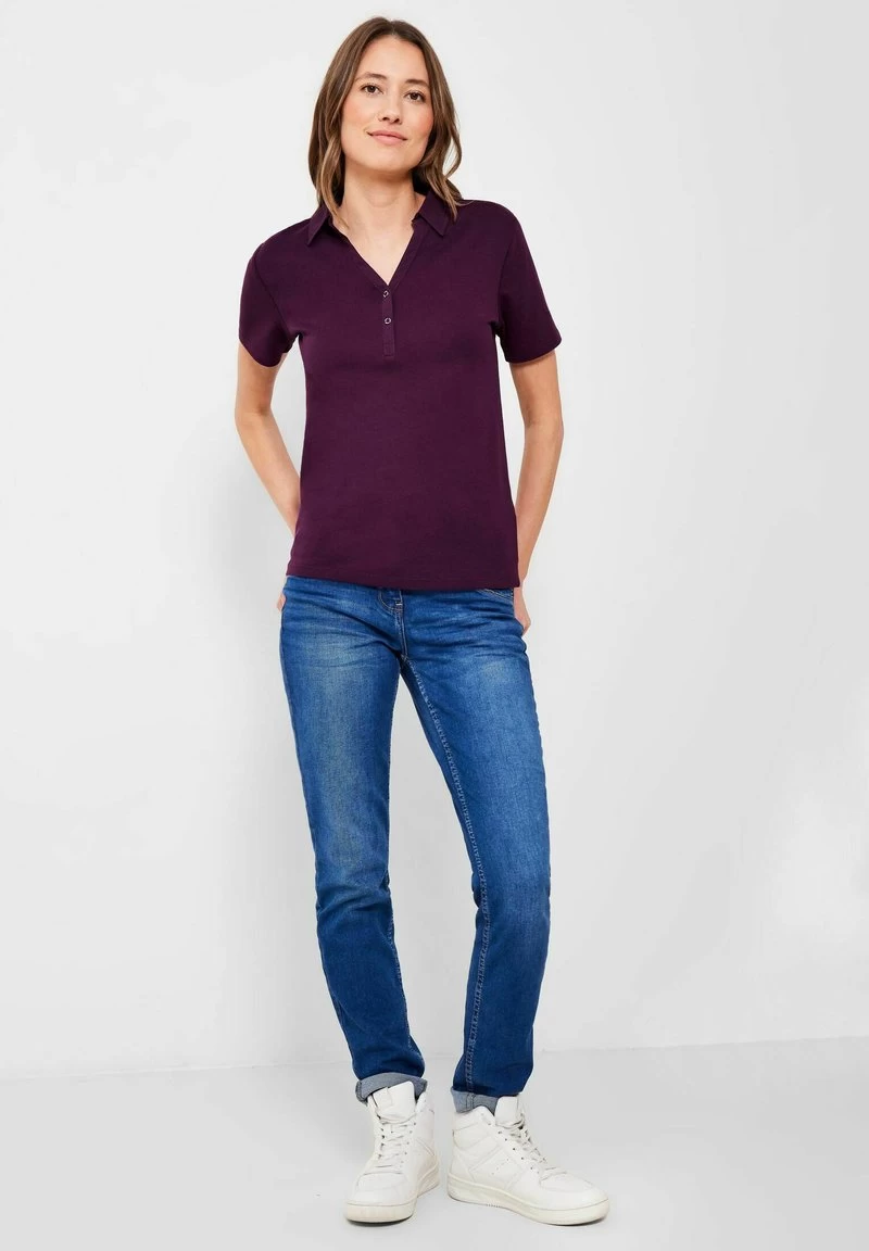 Cecil BASIC - Poloshirt - Lila 4 Cecil BASIC - Poloshirt - Lila – Bild 2