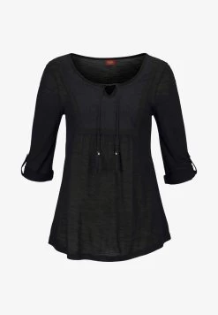 Buffalo Langarmshirt - Schwarz