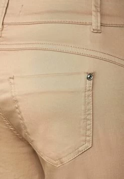 STREET ONE MIT ZIPPER - Stoffhose - Beige -Frauen Geschäft 810e65cb2aa4417ba8ee375e5cede368