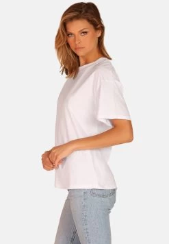OW Collection OW OVERSIZED - T-Shirt Basic - White -Frauen Geschäft 818c54d3d3f14b31913218939a2ff2eb