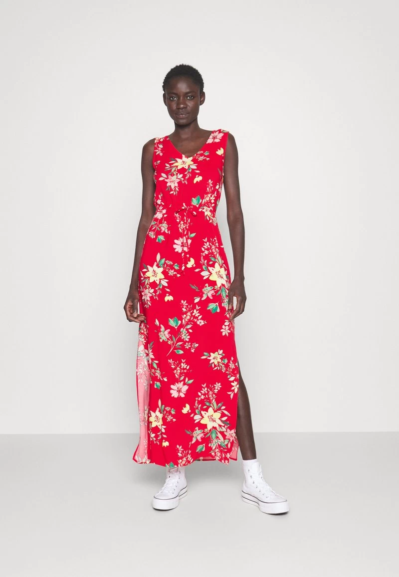 Vero Moda Tall VMEASY TANK DRESS - Maxikleid - Goji Berry/tika 3 Vero Moda Tall VMEASY TANK DRESS - Maxikleid - Goji Berry/tika